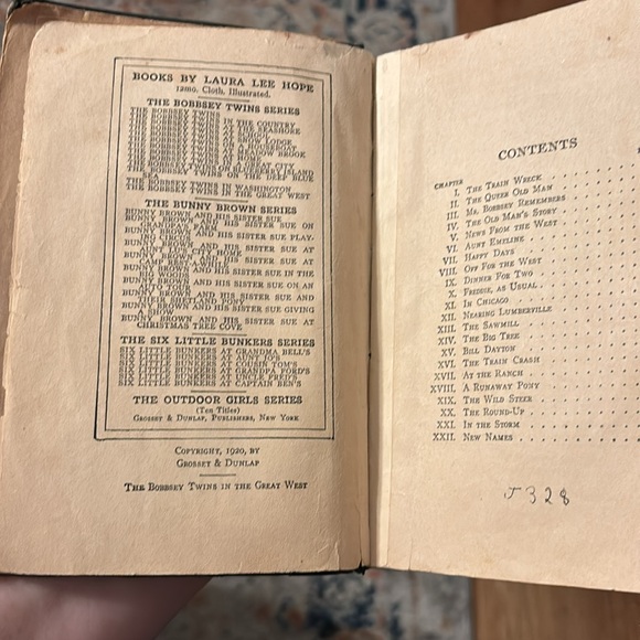 1920s book The Bobbsey Twins in the Great West - Picture 7 of 8